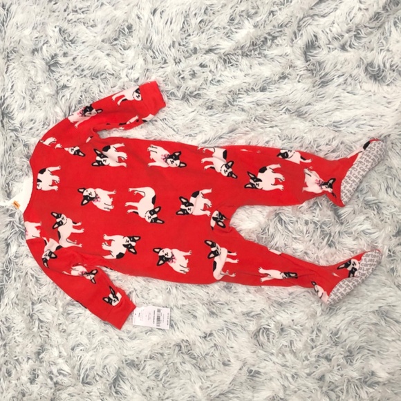 Carter’s French bulldog fleece footie pajamas - Picture 5 of 5